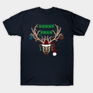 Merry Xmas Rudolph T-Shirt